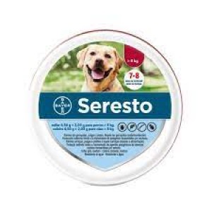 Seresto Coleira Antiparasitária p/ Cão + 8kg